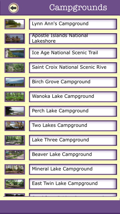 Wisconsin Campgrounds & Hiking Trails,State Parks