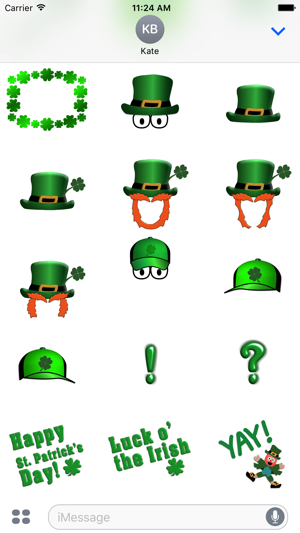 Five Little Leprechauns St. Patrick's Day Stickers(圖4)-速報App