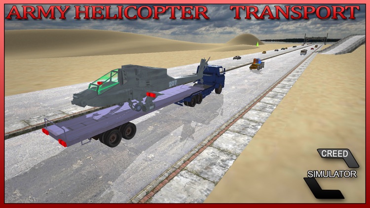 Army Helicopter Transport - Real Truck Simulator screenshot-3