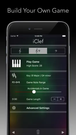 Game screenshot iClef - Sight Reading & Note Recognition Your Way mod apk