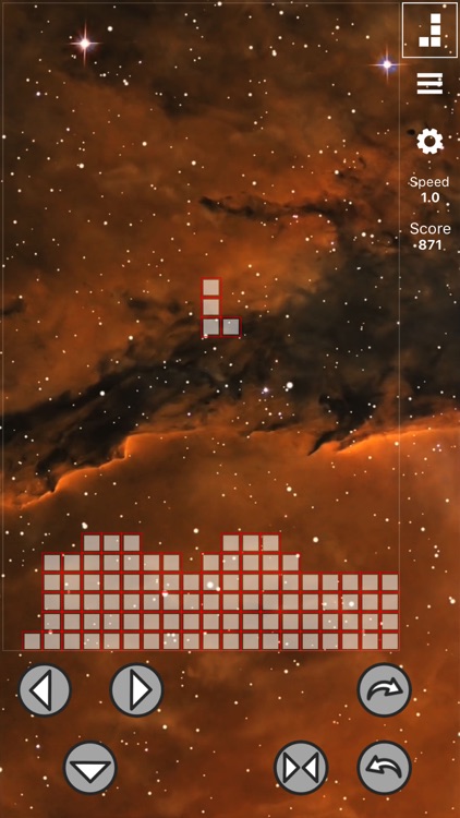 Shapris puzzle tetris space