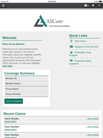 AliCare Mobile screenshot 2