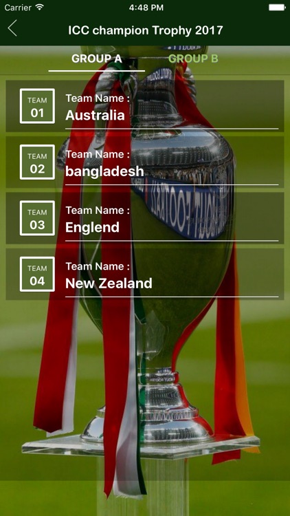 Schedule of ICC Champion Trophy 2017