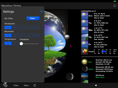 Weather Globe - náhled