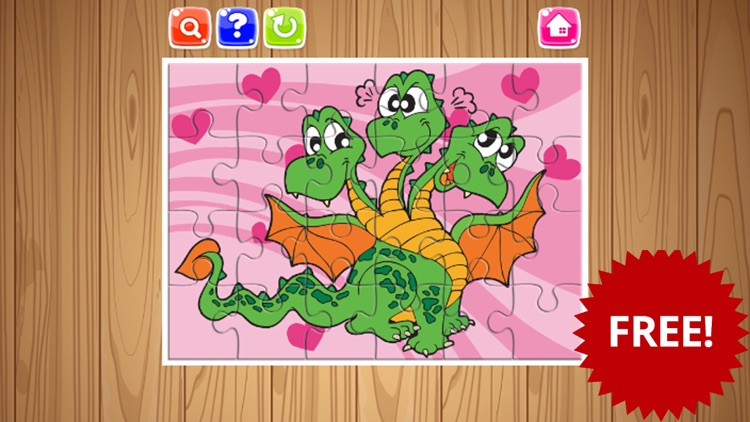 Dragon Jigsaw Puzzle Game Free For Kids and Adults