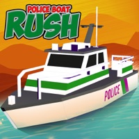 Police Boat Rush  3D Police Boat Racing For kids