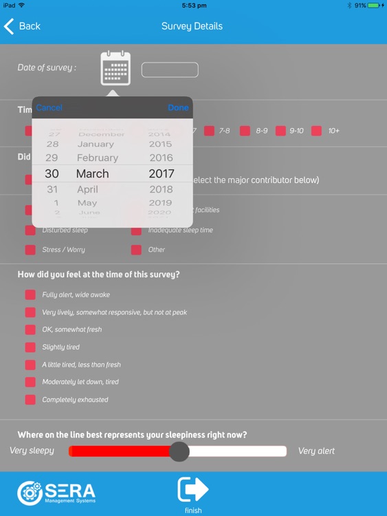 WJA Fatigue Survey