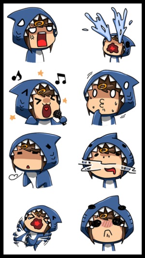 Shark Boy Stickers(圖2)-速報App