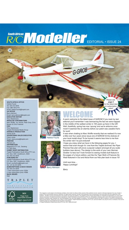 South African RC Modeller – ‘The’ South African RC Modelling Magazine