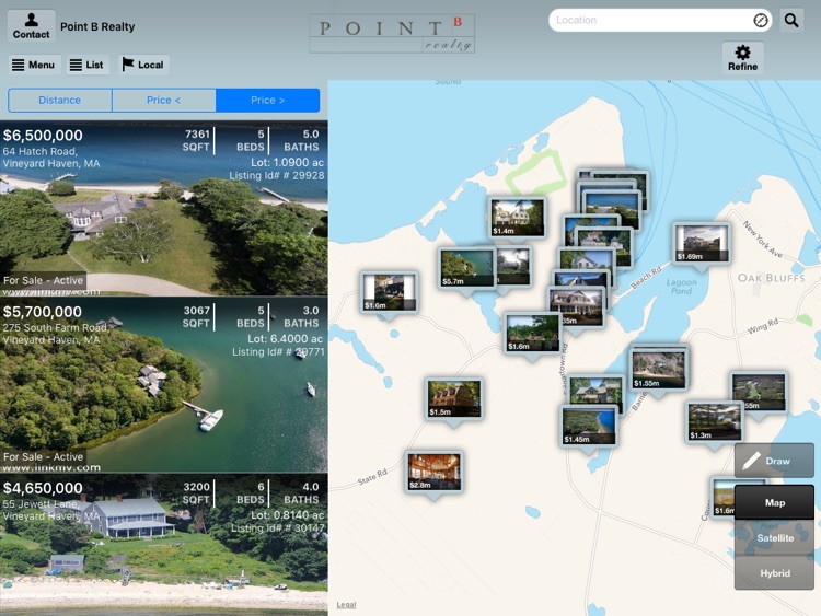 Point B Realty MV for iPad