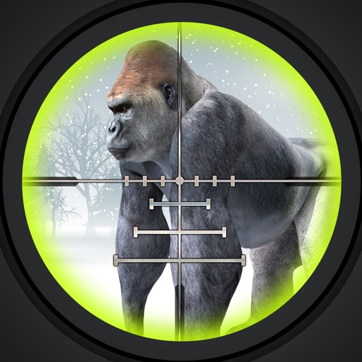 Snow Gorilla Attack Simulation Icon