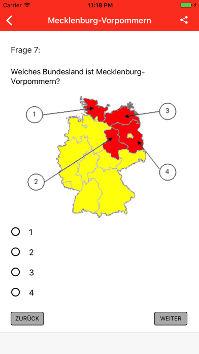 Einbürgerungstest Mecklenburg-Vorpommern screenshot 3