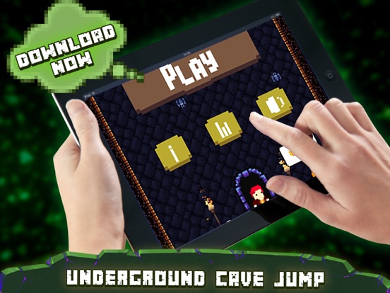 Screenshot #5 pour Underground Cave - Sauter pour échapper en pixel q