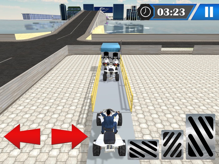 Police Bike Plane Transport  Driving Simulator