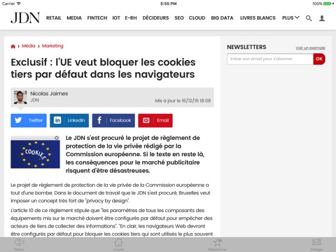 Journal du Net screenshot 4