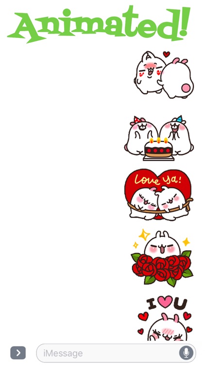 Lovely Rabbit Love Animated