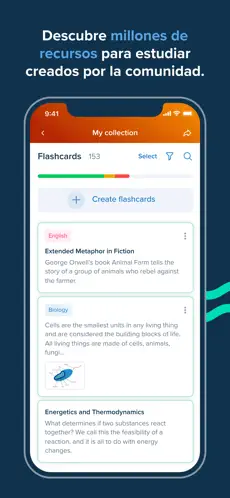 Snímek obrazovky 7 StudySmarter: Estudiar mejor iphone