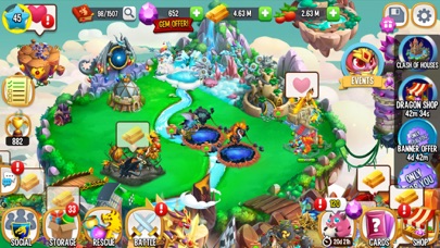 Screenshot from Dragon City Mobile