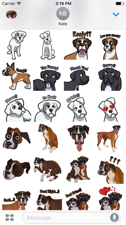 BoxerMoji - Boxer Emoji & Sticker screenshot-4