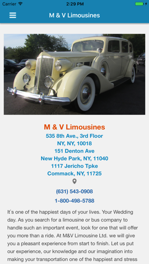 M & V Limousines