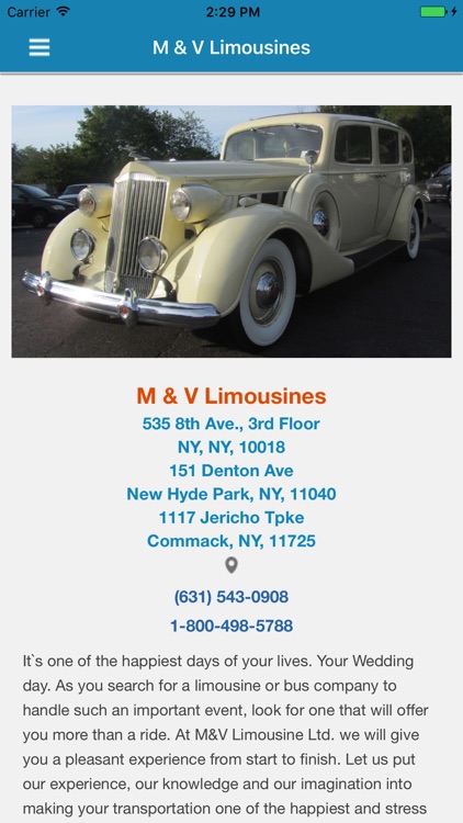 M & V Limousines