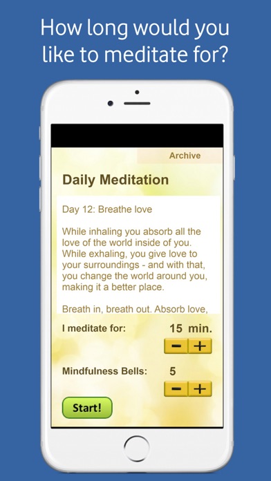 Daily Meditation Mindfulness screenshot 2