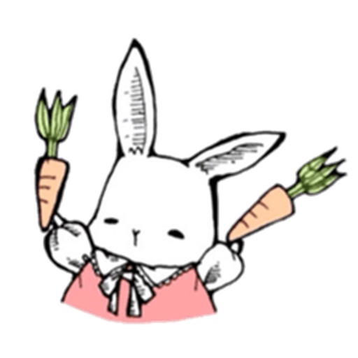 Charlotte The Lovely Bunny Stickers icon