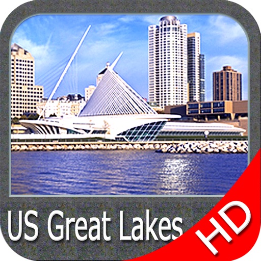 US Great Lakes HD - GPS Map Navigator