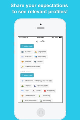 Wingr - Match with business professionals nearby screenshot 4