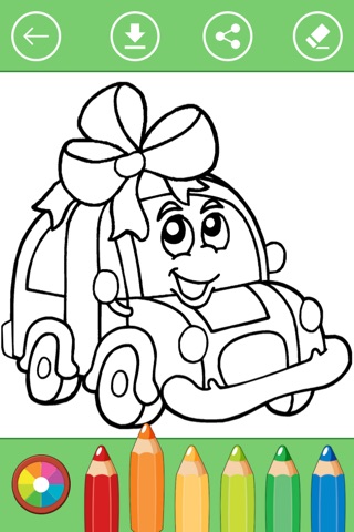 Car & Vehicle Coloring Book for Kids screenshot 4