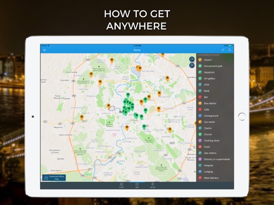 Rome Travel Guide with Offline Street Map screenshot 3