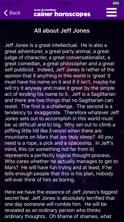 Oscar & Jonathan Cainer Horoscopes screenshot-4