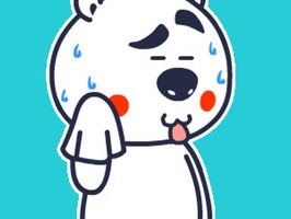 "Wiping Cartoon " is animated stickers with images of wiping cartoon