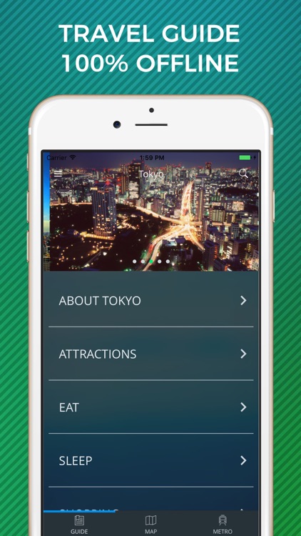 Tokyo Travel Guide with Offline Street Map