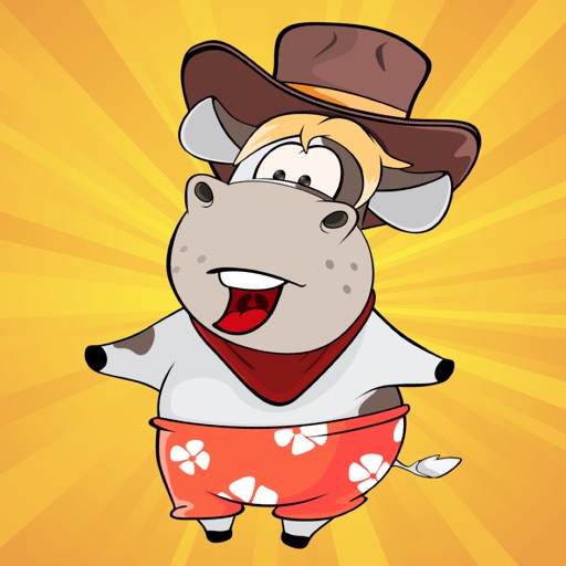 Dancing Cow - Animated Stickers