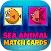 Icon Sea Animal Match Cards Game For Kids