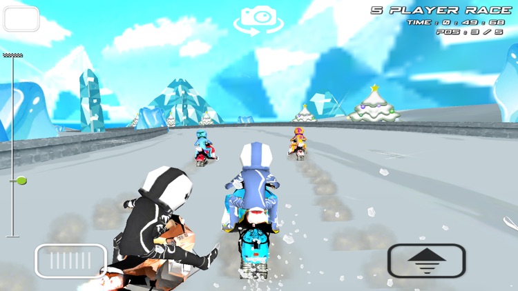 SnowMobile Icy Racing - SnowMobile Racing For Kids screenshot-3