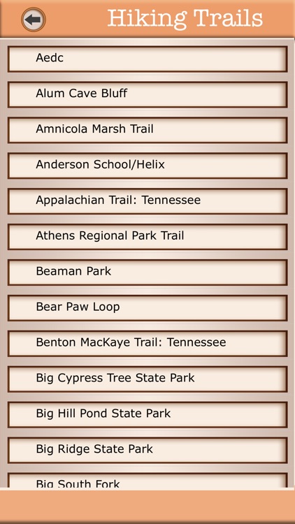 Tennessee Campgrounds & Hiking Trails Offline