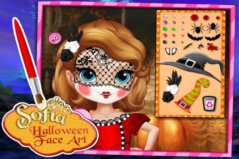 Sofia Halloween Face Art screenshot 3