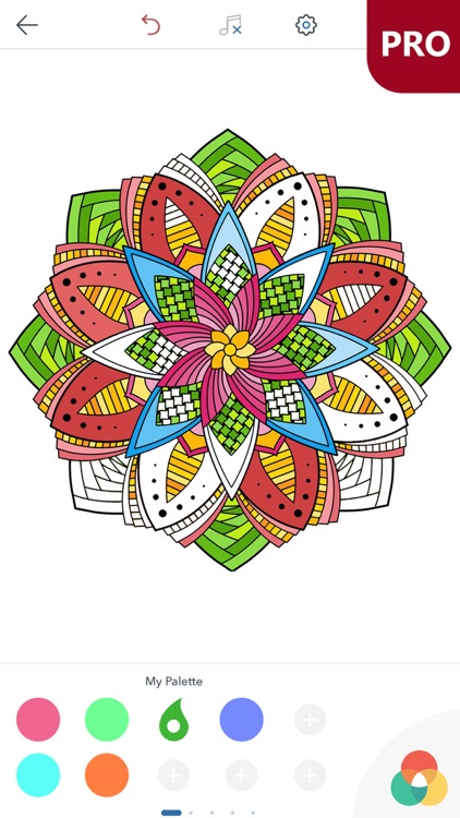 Magic Mandalas PRO - Coloring Book for Adults screenshot-4