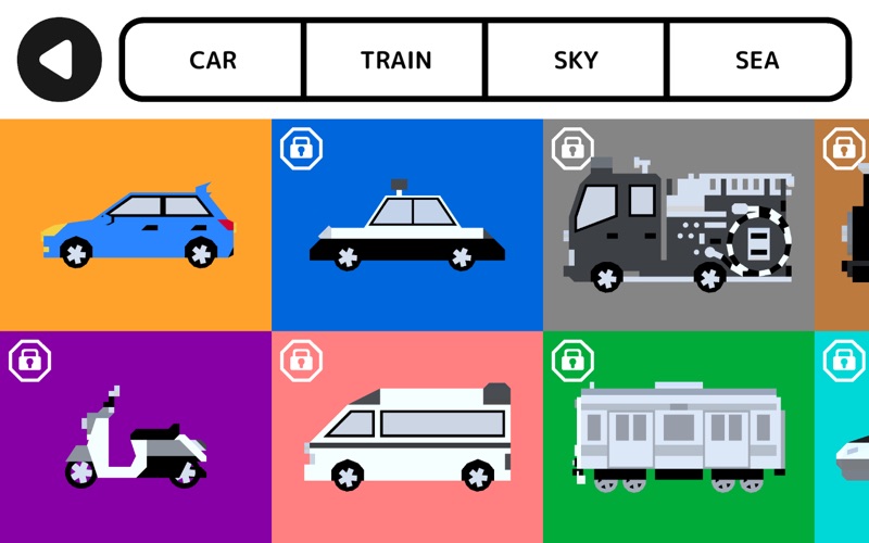 Vehicle type. Types of vehicles.