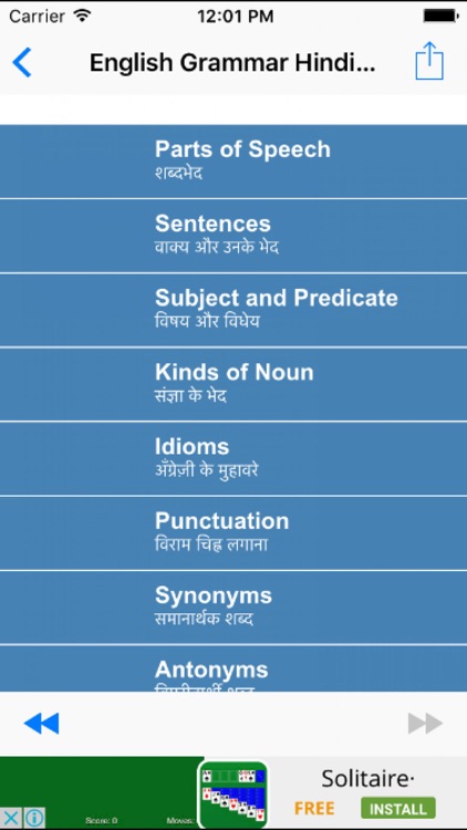 English Grammar Hindi-Vyakaran Grammar Practice 17
