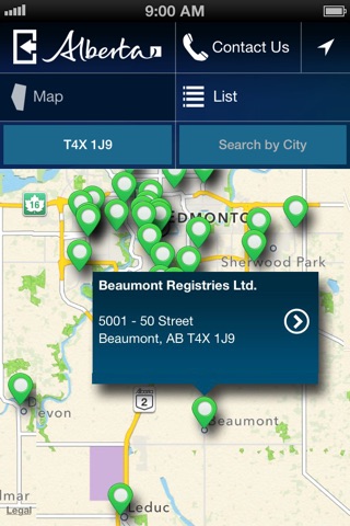 Alberta Registry Services screenshot 2