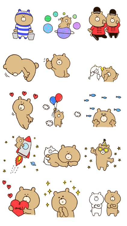 Sweet Bear Gourmand - Funny Stickers pack!
