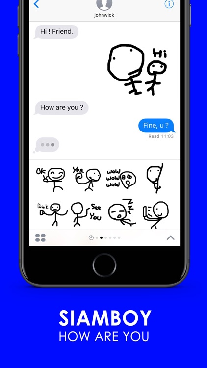 Siamboy Stickers Emoji Keyboard By ChatStick