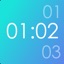 icone application Big Clock : Horloge moderne