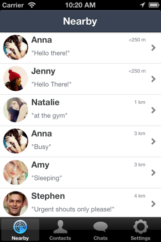 ShoutMe Free Messenger - náhled