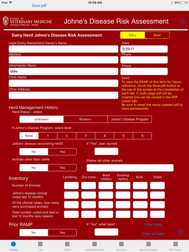 Johne's Risk Assessor(圖1)-速報App