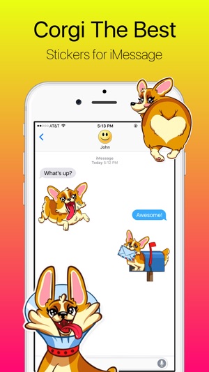 Corgi The Best Friend Stickers(圖1)-速報App