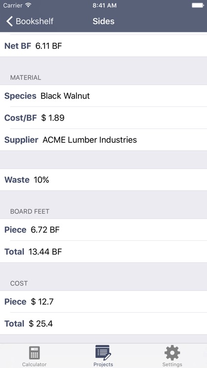 Woodworking Project Planner screenshot-3